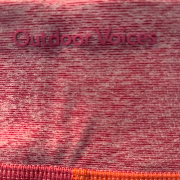 Outdoor Voices Pink and Orange Athletic Shorts - Picture 6 of 7